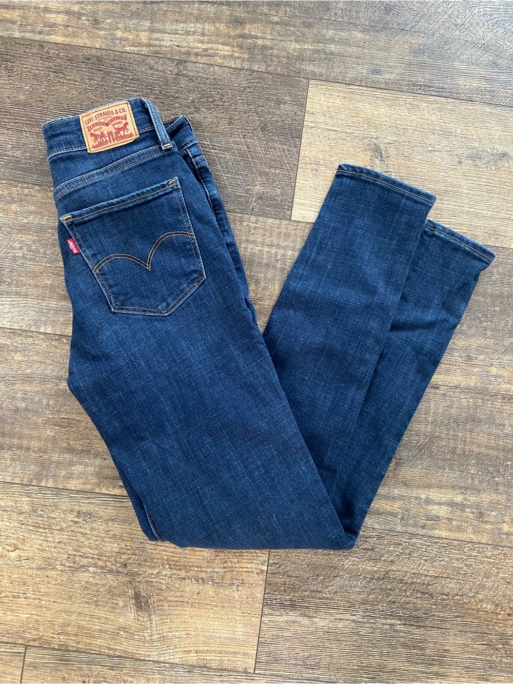 Levi's Indigo Blue Straight Leg Jeans